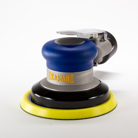 Uneeda Ekasand Pneumatic Random Orbital Sander - 5 Inch Central Vacuum - Hook Face - 3 / 16 Orbit P-101657